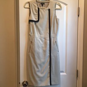 J.Crew (4) structured dress w zipper pocket detail